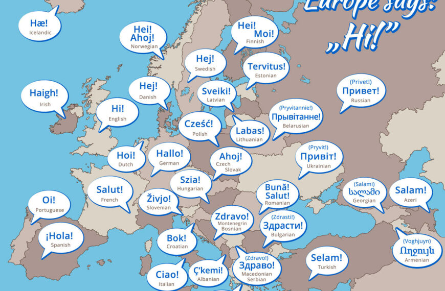 Die Geographie der europäischen Sprachen: Eine Analyse der sprachlichen Vielfalt